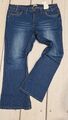 Sheego Hose Jeans Stretch Denim Bootcut bis Gr 54 Blau (5 297) Übergröße NEU