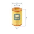 UFI Luftfilter Filtereinsatz passend für Smart Fortwo Cabrio 0.7 27.386.00