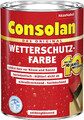 €11,74L  3 L Consolan Wetterschutzfarbe dunkelbraun höchster Schutz  10 Jahre