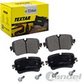 TEXTAR BREMSBELÄGE HINTERACHSE passend für AUDI A6 A7 A8 E-TRON Q7 Q8 VW TOUAREG