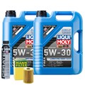 Motoröl 5W30 LIQUI MOLY Longtime High Tech 10L +MANN Ölfilter +Cera Tec