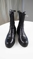 Stiefeletten Schwarz basic Chelsea Boots 39 Lederstiefel