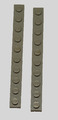 Lego Platte 1x10 4477 grau 2 Stück