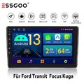 Autoradio Android 15 Für Ford Focus Transit MK7 C/S-Max 64G Carplay GPS Navi RDS