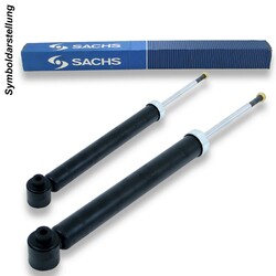 Sachs Stoßdämpfer Gasdruck hinten links + rechts für BMW 3er Compact E36 316 318