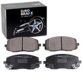 EUROBRAKE BREMSBELÄGE SATZ VORDERACHSE PASSEND FÜR HYUNDAI I10 KIA PICANTO