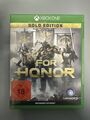 For Honor - Gold Edition (Microsoft Xbox One, 2017) Wie Neu