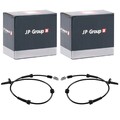 2X JP GROUP ABS-SENSOR RADDREHZAHL ABS-FÜHLER VORNE passend für NISSAN QASHQAI 