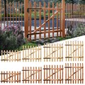 Gartentor Zauntor für Staketenzaun Pforte Haselnuss Gartenzaun Holztor 60-120cm