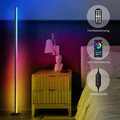 LED STEHLEUCHTE BUNT ECKLEUCHTE STEHLAMPE DIMMBAR LICHTSÄULE LED RGB 120CM NEU