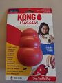 Hundespielzeug Kong Classic rot Größe L, Apportierspielzeug Natural Rubber