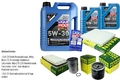 INSPEKTIONSKIT FILTER LIQUI MOLY ÖL 7L 5W-30 für Toyota Avensis Station Wagon