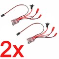 2x Brushed Bürste Fahrregler Speed Controller 30A ESC Für RC Car Auto Buggy Boot