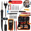 Lötkolben Set Lötset Lötstation Temperatur Einstellbar Soldering Iron Wire 80W