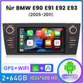 Android13 64G GPS NAVI Carplay Für BMW 3er E90 E91 E92 E93 Autoradio WIFI SWC FM