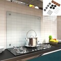 Herdspritzschutz 100x60CM ESG Küchenrückwand Spritzschutz Fliesenspiegel 👩‍🍳