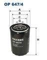FILTRON Ölfilter OP 647/4 Anschraubfilter für MASERATI FORD INDY GHIBLI BORA