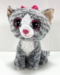 Ty Silk Beanie Boos grau Tabby Kätzchen Katze Kiki ca. 23 cm 2017