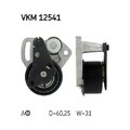 Skf VKM 12541 Spannrolle Zahnriemen Links für Alfa Romeo Lancia