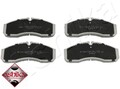 Ashika 50-01-122 Bremsbelagsatz für Scheibenbremse Bremsbelagsatz für Nissan 