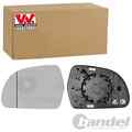 VAN WEZEL SPIEGELGLAS ASPHÄRISCH BEHEIZBAR LINKS für AUDI A3 A4 A5 A6 A8 Q3