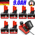 2023 Für  Milwaukee M12 B6 12V XC9.0 Akku 48-11-2460 M12 M12B3 Lithium