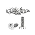 Senkkopfschraube mit Innensechsrund/Torx Norm ISO 14581 / DIN 965 Edelstahl A2