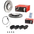 Brembo Bremsscheiben Ø307mm + Beläge vorne + WaKo für BMW 2er F45 F46 X1 F48