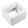 Aufputzrahmen weiss Unterputz Serie, 80x80x45mm Schalter Steckdose AP Aufputz
