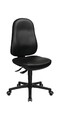 TOPSTAR Arbeitsdrehstuhl Point 70 C Bodengleiter + Fußring Kunstlederpolster ...