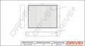 Dr!ve+ Innenraumfilter DP1110.12.0291 Aktivkohlefilter für VW TOUAREG 7P5 7P6