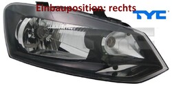 TYC 20-12033-15-2 Hauptscheinwerfer rechts Scheinwerfer Frontscheinwerfer 