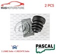 ACHSMANSCHETTE ANTRIEBSWELLE PAAR TRANSMISSION END PASCAL G6F022PC 2PCS I NEU