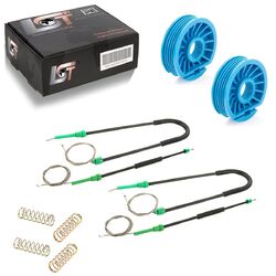 2x Fensterheber Reparatursatz Set hinten links rechts für Ford Focus 2 Cabrio