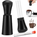 Wdt Tool Aluminium Espresso Kaffeerührer Kaffee Distributor + 10 Edelstahl Nadel