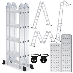 Mehrzweckleiter Multifunktionsleiter Anlegeleiter 6in1 Vielzweckleiter 4x4 470cm