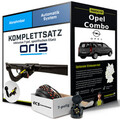 Anhängerkupplung ORIS abnehmbar für OPEL Combo +E-Satz AHK