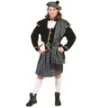 Schotten Kostüm Colin McClan für Herren Gr. 48-58 grün-kariert Fasching