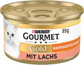 Gourmet Gold Raffiniertes Ragout 12×85g – Nassfutter mit Thunfisch für Katzen
