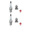 2x NGK 94460 Zündkerze für VW Golf V 1K1 Skoda Octavia II 1Z3 Seat Leon 1P1 Audi