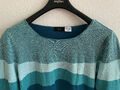 PAOLA - Feinstrickpullover, Sweatshirt, mit glitzerndem Lurex Garn Gr. 46 (L-XL)
