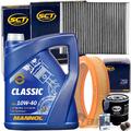 INSPEKTIONSPAKET+MANNOL 10W40 ÖL für VW GOLF 3 VENTO POLO 6N CADDY 3 SEAT IBIZA