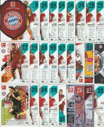 FC Bayern München Team Sets 2008 - 2023 TOPPS Match Attax Bundesliga + UCL 08-23