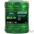 1x 20L FANFARO MAX 4+ 75W-90 VOLLSYNTHETISCHES GETRIEBEÖL