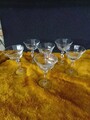 6 Johnson Brothers Eternal Beau Starter / Sektgläser grüner Bodenrand 