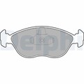 1x ORIGINAL® Delphi LP1443 Bremsbelagsatz, Scheibenbremse Vorne, exkl.