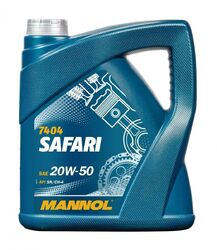 4 Liter Mannol Safari 20W-50 Motoröl Oldtimer Youngtimer  Öl API SL / CF 20W50