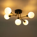 Glas Kugel Kronleuchter Deckenleuchte Küchenlicht Wohnzimmerlampe Flurlampe Neu