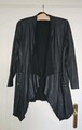 Superschöne Zipfeljacke Sweatjacke Gr. XL Dreamstar schwarz 2 Taschen 