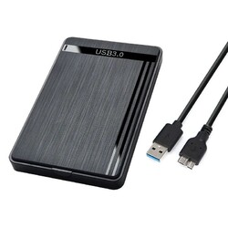 Externes Festplattengehäuse 2.5 Zoll USB 3.0 Micro-B SATA HDD SSD Case Gehäuse